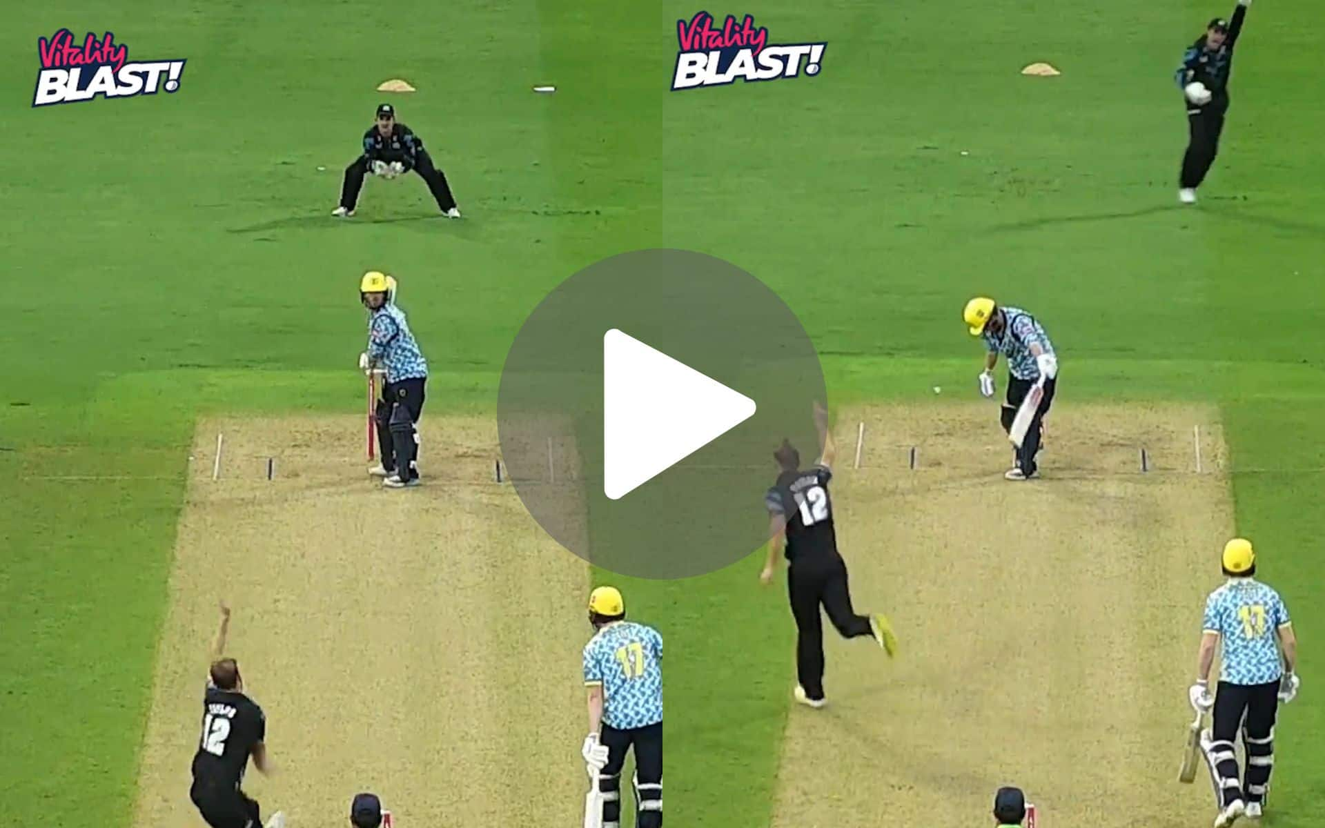 [Watch] Tom Taylor’s Huge In-Swing Rattles Davies In Bears-Pears T20 Blast 2024 Derby